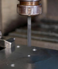 Carbide Chucking Reamer 0.253 Inch 6.42 mm Diameter Straight Flute Straight Shank Machine Reamer installed in CNC machine