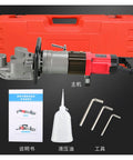 Heavy Duty Electric Steel Bending Machine And Portable Steel Bar Bender With Rapid 4 To 25mm Range Plus 1150W Hydraulic Motor, tools and accessories included.