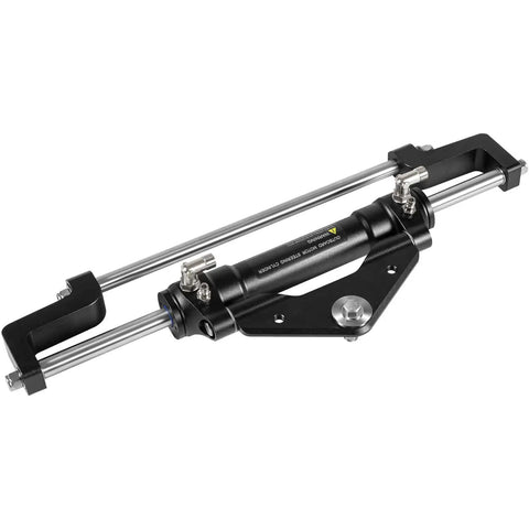 Front Mount Hydraulic Steering Cylinder For Outboard Boats Up To 300HP With Two-Way Lock Valve, 10.3 MPa Max Pressure, Top-Notch Aluminum Alloy, And Easy Hose Routing With ORB Fittings