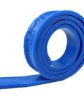 Flexible Stone Edge Form Liner For Concrete Countertops And More, Chiseled Rock Edge Mold, blue, rolled up view