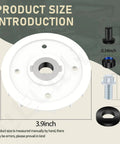 Product size details for Dual Blade Mower Blade Replacement Kit With Nuts Bolts Washers For 21 Inch EGO Power Plus Mowers