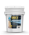 Rock Solid Marine Grade Wood Sealant And Stain For Docks And Piers With Zero Mess Clear Formula in 5-gallon bucket.