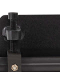 Close-up of Bead Roller for Sheet Metal Fabrication with 6 Die Set, showcasing heavy-duty bolt and metal construction.