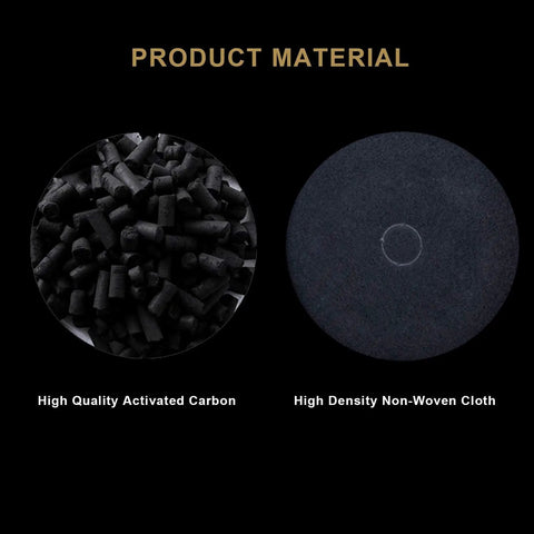 Material of Must Have Charcoal Filter For Ventless Ductless Range Hood With Odor Absorption and Smoke Removal Easy Tool Free Installation