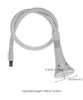 Replacement Steam Hose And Nozzle Kit for Garment Steamer with Clip Design, heavy duty high temperature plastic tube and metal head