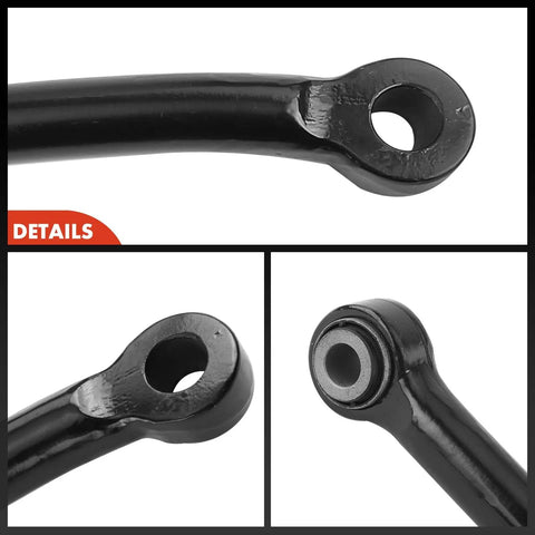 33mm Front Suspension Track Bar Panhard Bar With Bushing For Ford F 250 F 350 F 450 F 550 Super Duty 4WD Trucks Heavy Duty Suspension Stabilizer Link Plus, black steel bushing end