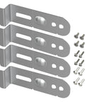 Keep Your Kitchen Rock Solid With Heavy Duty Dishwasher Mounting Bracket Kit Featuring Premium Stainless Steel Hardware set of four brackets and screws