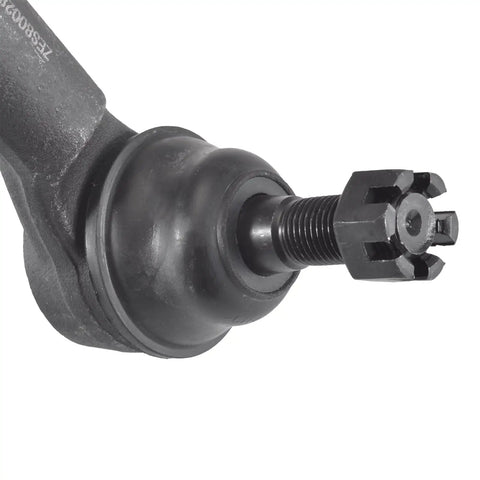 Front End Control Arm Kit With Ball Joint Assemblies, Front Outer Tie Rod Ends And Sway Bar Links For 2008-2017 Buick Enclave, Chevrolet Traverse, GMC Acadia And Saturn Outlook 6 Piece Direct Fit Replacement front tie rod end close-up