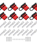 Super Braw Anderson Plug Connectors 50 Amp Heavy Duty Wire Harness for Winch and Car Battery Quick Disconnect Kit with connectors and screws.