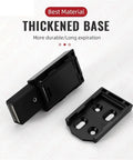 Magnetic Push Latches For Cabinets And Doors Heavy Duty Push To Open Hidden Handle Black ABS Durable Cabinet Catches
