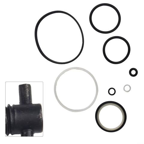 Heavy Duty 8 Ton Hydraulic Bottle Jack Seal Kit Replacement Set with oil seals and pump core components.