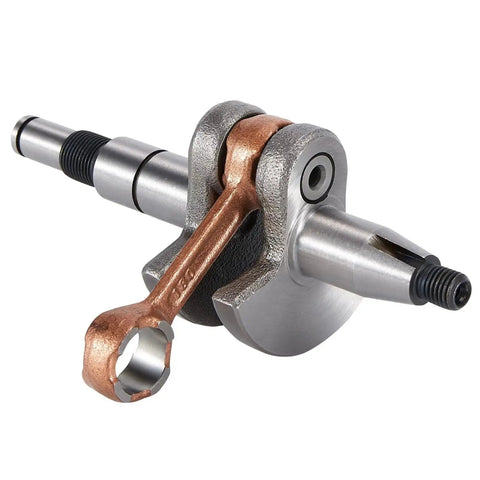 Beefed Up Crankshaft Assembly Connecting Rod For Chainsaw FS220 FS160 FS280, carbon steel build with precision shaft core polishing