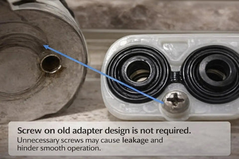 Close-up of Cartridge Replacement Fits Monitor 17 Series Dual Function Shower Valve After 2006 for Temperature and Volume Control