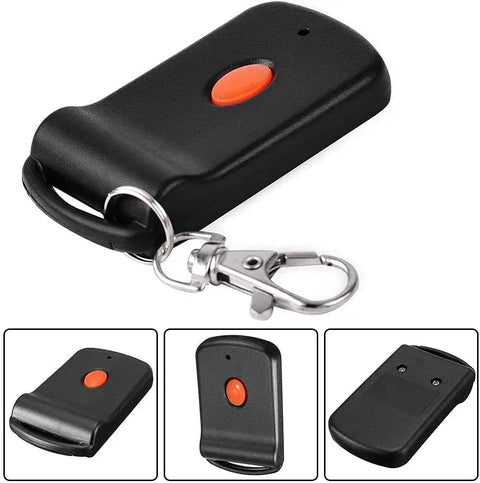 Two Pack Garage Door Opener Remote For MultiCode 3060 And MultiElmac 3089 Replaces 1089 At 300MHz With 10 Dip Switches Easy Battery Access Keychain Molded Design