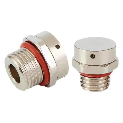 Badass Waterproof Vent Screw In Plugs built different, stainless steel, red sealing ring, prevents grit and humidity