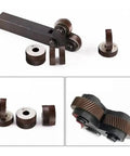 Lathe Knurling Tool Set With Single And Double Wheel, 0.4mm-2mm Linear Pitch Knurls, HSS Steel Head, Durable Knurling Kit for Metalworking