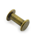 No Sweat Chicago Screws Featuring Phillips Drive Binding Rivets Copper Plated Carbon Steel Fasteners For Leathercraft And Diy Bookbinding Jobs Built Like Iron 5X10Mm Bronze Hardware 50 Pack