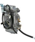 Side view of motorcycle carburetor with Idle Speed And Air Fuel Ratio Adjuster Screw HSR42 HSR45 HSR48 cable upgrade visible.