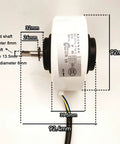 40W Brushless DC Motor With Dual Purpose Micro Gen Reversible Power Output 310V Ball Bearing System with measurements