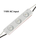 110V AC LED Module White 1.5W Decorative Light for Letter Signs and Advertising Displays With Adhesive Tape Backing