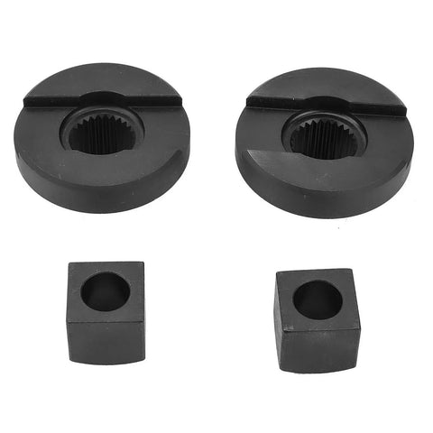 Rear Differential Mini Spool For Gm Ten Bolt 7.5 Ring Gear 26 Spline Mechanical Locker parts showing two circular and two square components.