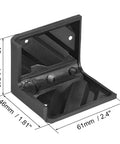 Heavy Duty Speaker Corner Protectors And Cabinet Edge Guards For Stackable Guitar Amps Hella Scratch Proof Polypropylene Angle Covers 8 Piece Set, 46x46x61mm
