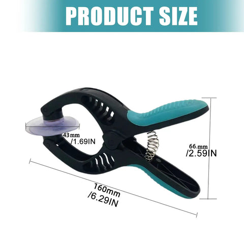 Pro Grade Screen Splitter with 4cm suction cups for smartphones, tablets, laptops; ABS body, ergonomic design, 160mm size.