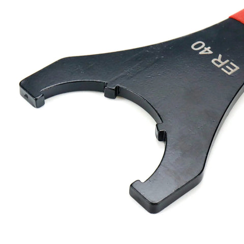 ER40 UM Type Collet Chuck Wrench Spanner for fastening and removing collet nuts on machine tools, carbon steel, 58mm opening
