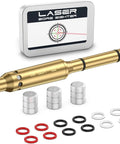 22LR Red Laser End Barrel Bore Sight Sighter For Wheelguns Pistols Rifles And Air Guns Easy To Fit Brass Construction Class IIIA 5mW