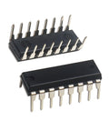 Close-up of 10 Pack Beefed-Up Darlington Driver Array DIP16 For High Voltage Switching In Industrial And Automotive Loads, Noise Immunity, Plug-And-Play Ready DIP Chip Upgrade For Quick Install And Long Life