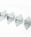 Beefed Up Heavy Duty Garage Door Hinge Kit With 14 Gauge Steel For Seven Sixteenth Inch Rollers Includes 1 2 3 4 Hinges And Self Drilling Screws Easy Replacement Rust Resistant Durable Build, 14 gauge steel garage door hinges 1-4