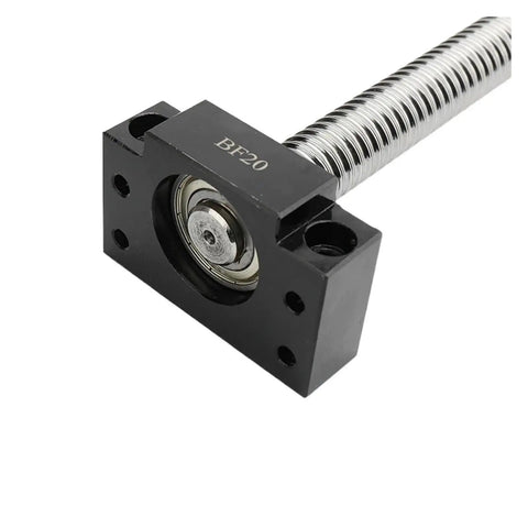 Awesome High Precision Linear Guide Rail Kit With SFU1605 Ball Screw And Four HGH20CA Carriage Blocks For 2450mm Length Smooth Motion And Low Friction DIY CNC Projects Or Custom Builds Need Zero Maintenance And Easy Install For Serious Makers. BF20 ball screw nut block for CNC automation