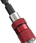 Adjustable Depth Screwdriver Bit Holder With Magnetic Quick Change One Quarter Inch Bit Holder For Impact Drills And Shafts