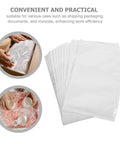 Adhesive Packing List Envelopes With Window Design For Shipping Docs And Invoices, 100 Pack Self Sealing Poly Bags shown in use