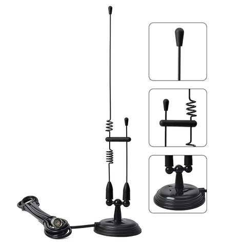 Beefed Up Magnetic Dual Band Car Antenna Signal Booster For Ham Radios 2m 70cm VHF UHF High Gain PL259 with coaxial cable
