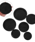 12 Piece Black Rubber Cable Grommet Kit For Hole Wiring Seals Dustproof And Waterproof Protection For Wire Passages, assorted sizes