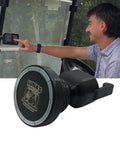 V2.5 Magnetic Golf Cart Phone Mount With 110Lb Magnet Ball Joint Neck Anti Rattle Lock GPS View Ready in use on steel bar