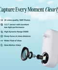 Smart Solar Pro Hummingbird Feeder With Camera And AI Bird Identification 2K Video Capture 5MP Photos Outdoor Hanging Bird Feeder Perfect Gift For Backyard Bird Watching Fans with lens components details