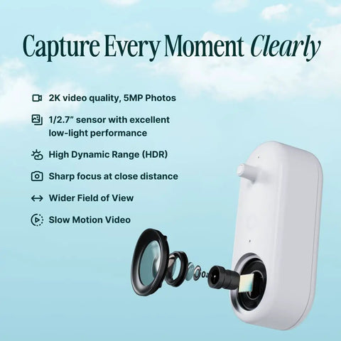 Smart Solar Pro Hummingbird Feeder With Camera And AI Bird Identification 2K Video Capture 5MP Photos Outdoor Hanging Bird Feeder Perfect Gift For Backyard Bird Watching Fans with lens components details