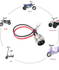 Three Pin Charger Port For Razor MX350 MX400 SX350 ZR350 Dirt Bike Quad And Pocket Mod Scooters Replacement Part 24V And 36V E325