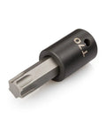 Half Inch Drive T70 Torx Impact Bit Socket With S2 Steel Six Lobed Torx Tip, Precision Tolerance Fit That Resists Camming Out, High Torque Capacity, Laser Marked And Stamped Size For Quick Grab And Durable Heavy Duty Automotive Tooling