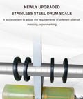 Manual Floor Tape Applicator With Dual Line Marking And Circle Kit Hand Push Floor Marking Tool For Gym Warehouse Pool Ballpark Lane Marking No Overspray Roller Marking With Adjustable Width And 80cm Handle stainless steel drum scale with adjustable tape spacing