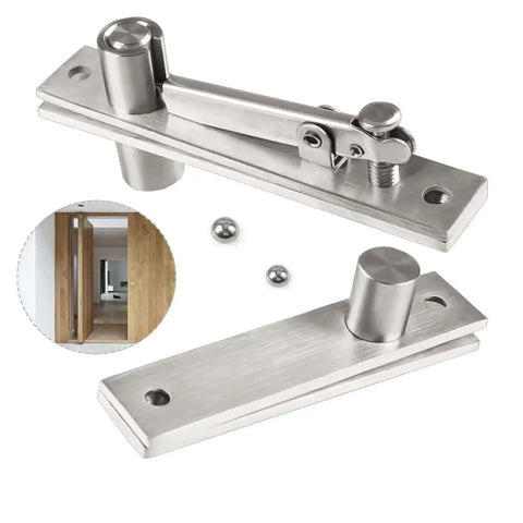 360 Degree Heavy Duty Pivot Hinge For Hidden Doors And Bookshelves, stainless steel invisible hardware with ultra smooth rotation