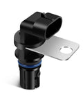 Crankshaft Position Sensor Plug And Play Direct Fit For Chevy Silverado 1999 To 2006 Tahoe Suburban Avalanche Trailblazer Camaro GMC Sierra Envoy Yukon Savana Express Cadillac Escalade 12560228 12555566 5S1692 black sensor with mounting tab