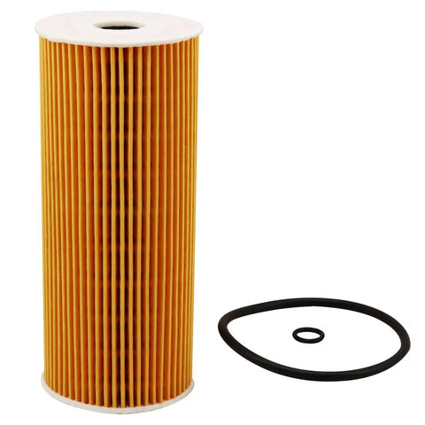 Top Notch Direct Fit Oil Filter Replacement For Volkswagen TDI Pack Of 6 showing single filter with rubber gasket ring
