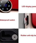 Wall Mounted Space Heater Featuring Thermostatic Remote And Three Speed Modes Kicks Serious Chill For Every Room Eight Hour Timer Provides Built Different Ptc Fast Heating with LED display and waterproof switch