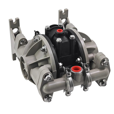 666053-3EB Polypropylene Santoprene Diaphragm Pump, durable corrosion-resistant for chemical transfer and fluid handling.