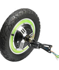 Level Up Your Ride With This Dope 12 Inch 36V 500W Brushless Hub Motor Rear Wheel with pneumatic tire and wiring.