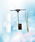 Nano 2.4GHz FPV Receiver With 40mm UFL T Antenna For Long Range Low Latency ExpressLRS Module and wires for drones