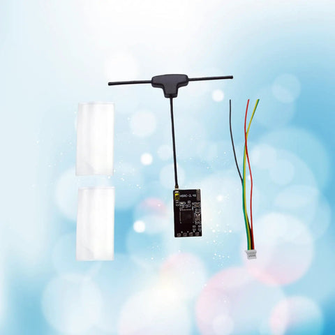 Nano 2.4GHz FPV Receiver With 40mm UFL T Antenna For Long Range Low Latency ExpressLRS Module and wires for drones